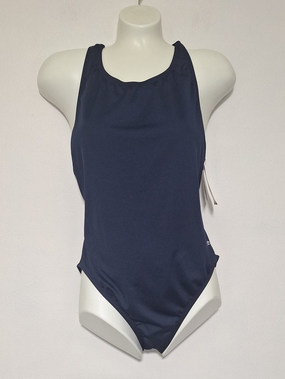 Dolfin Dark Navy Athletic One-Piece Swimsuit